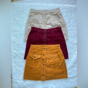 Corduroy Skirt Bundle